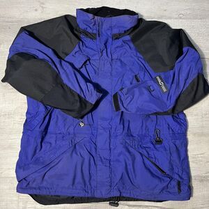 Stormtech Inside Edge Jacket Mens 2XL Blue Black Waterproof Breathable Ski Coat